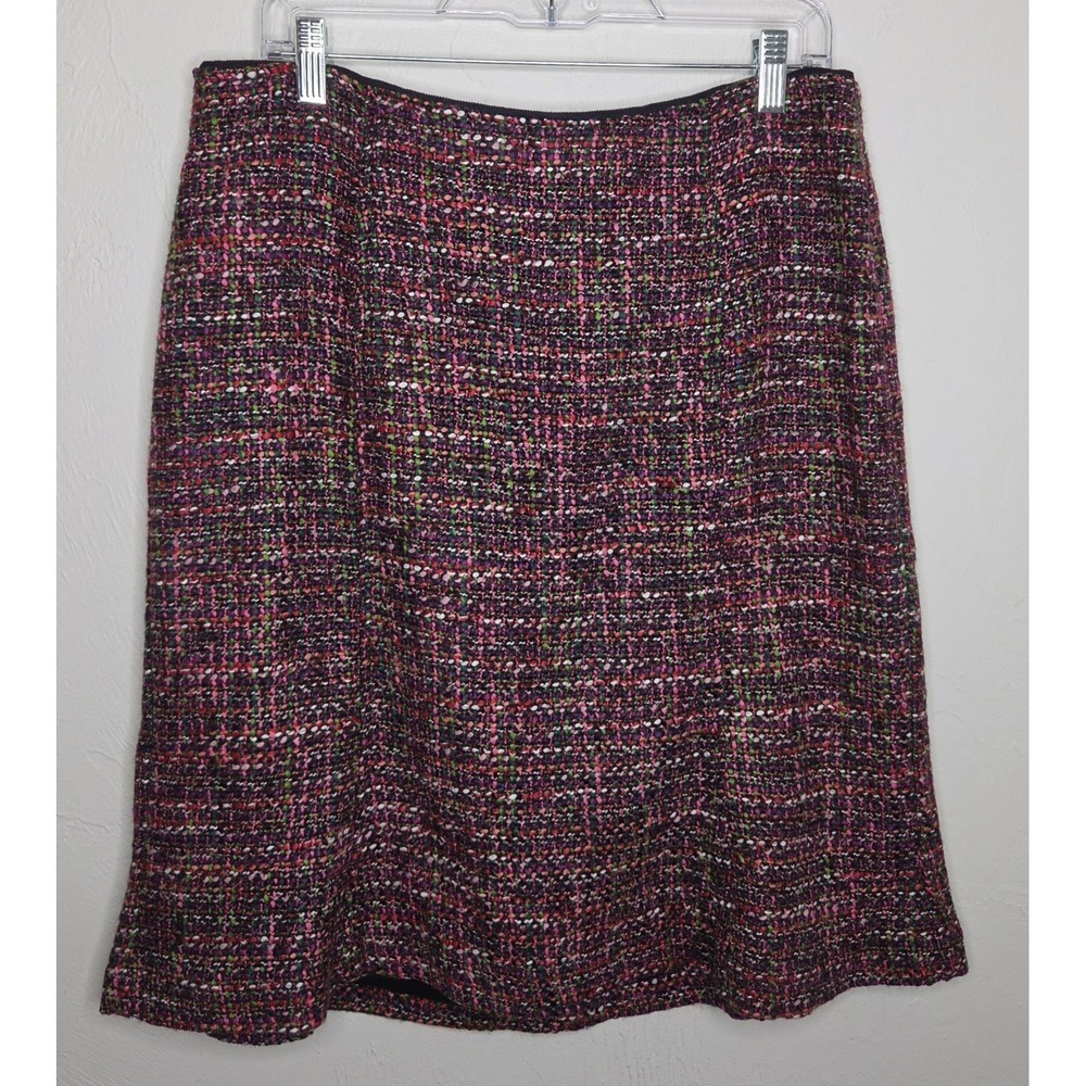 *NEW‎ w/Tags Talbots Women's Size 14P Petite Multicolor Skirt Lined Work Career